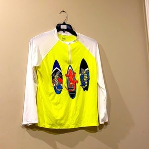 Wonder Nation Husky Rash Guard UPF 50+ Husky XL 14-16 Top Only NWT